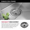 32&rdquo; Undermount Stainless Steel Double Bowl Kitchen Sink with Accessories